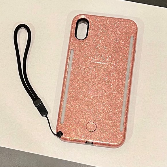 LuMee Duo Lighted Phone Case + 5 screen protectors for iPhone XS Max - Picture 3 of 10